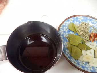 ローストチキン用のマリネ液