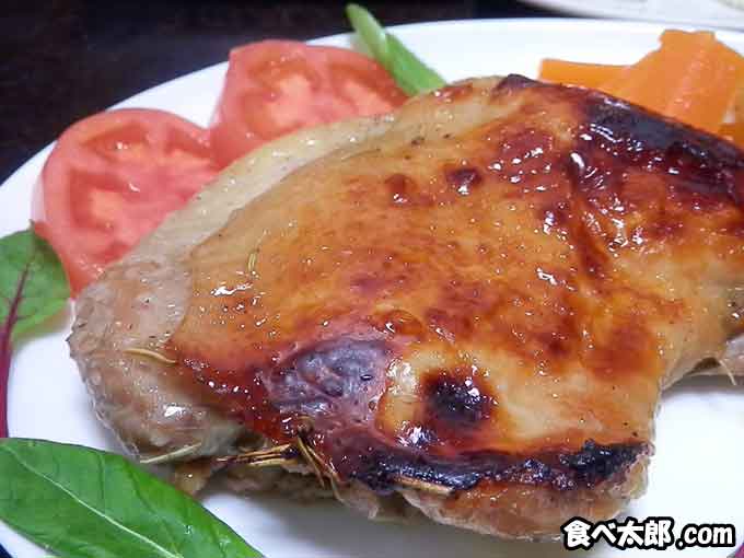オーブントースターで焼き上げた手作りローストチキン