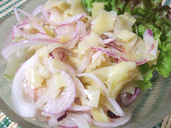 たけのこ・タイ料理・レシピ・姫皮のソムタム風サラダ