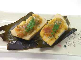 たけのこ・和食・惣菜・つまみ・レシピ・筍の木の芽味噌焼き
