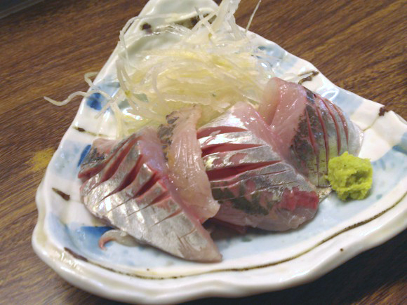 魚介 さすけ食堂 浜金谷 黄金鯵の刺身はブリッブリのトロットロ 食べ太郎 Com