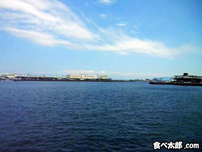 河岸の市からの静岡港の眺め・清水