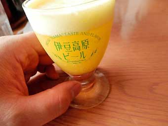 伊豆高原ビールうまいもん処の甘夏スパークリング
