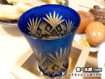 ホルモン天ぷら「あきちゃん」の純米酒「一」＠広島西区