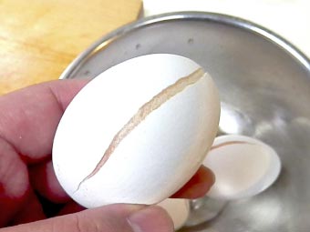 生卵を冷凍する