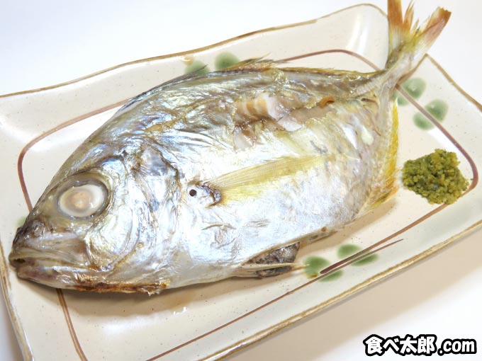 柚子胡椒の使い方・焼き魚（カイワリ）