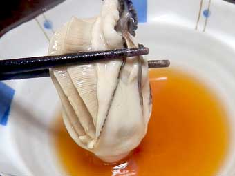 カキ鍋とゆずポン醤油